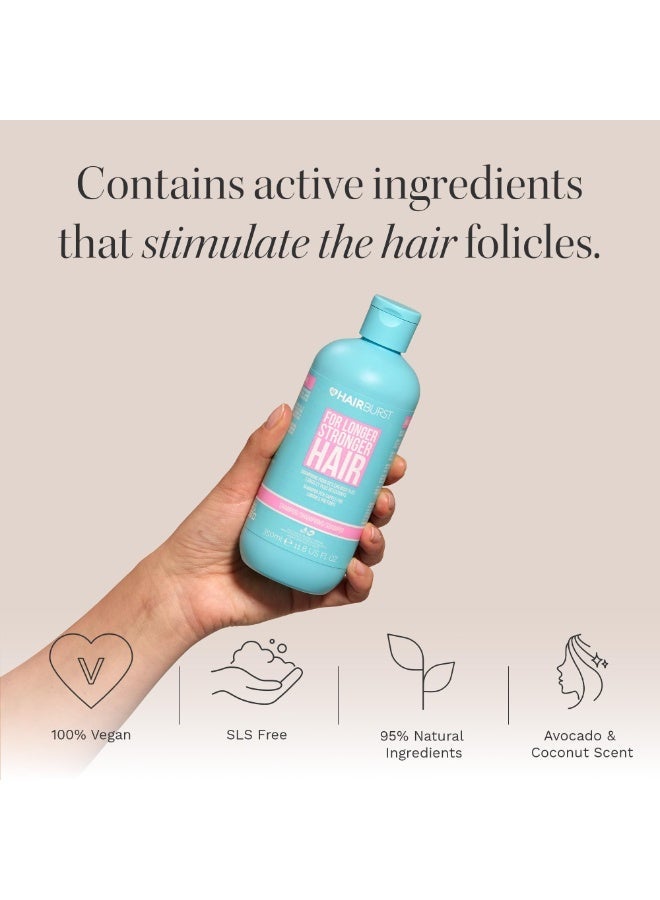 هيربرست شامبو لنمو الشعر - يقلل تساقط الشعر - يقوي النمو، خالٍ من  والبارابين، برائحة جوز الهند والأفوكادو،  مل - Image 3